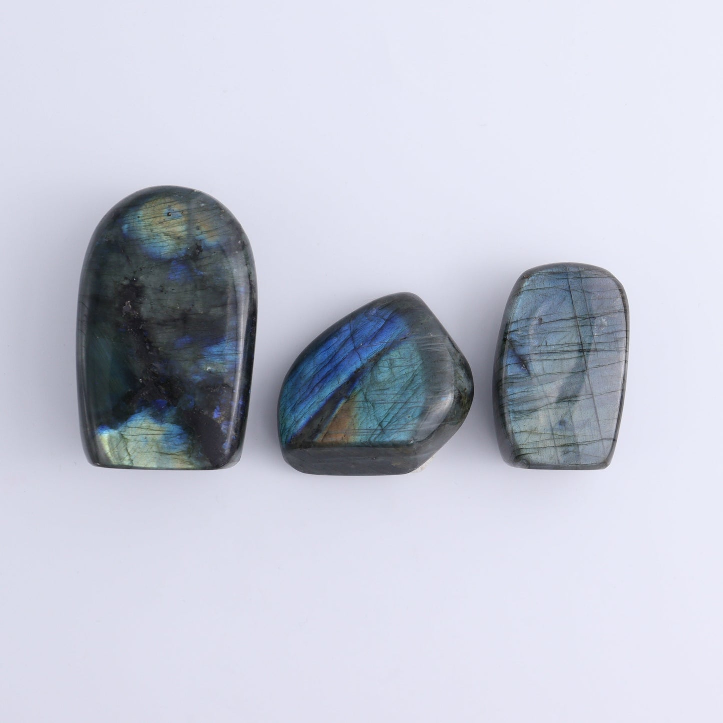 Labradorite Freeform Set of 6 - Expert Wholesale and Supplier of Wholesale Crystals & Bulk Gemstones, ["Freeforms","Labradorite","Madagascar"]
