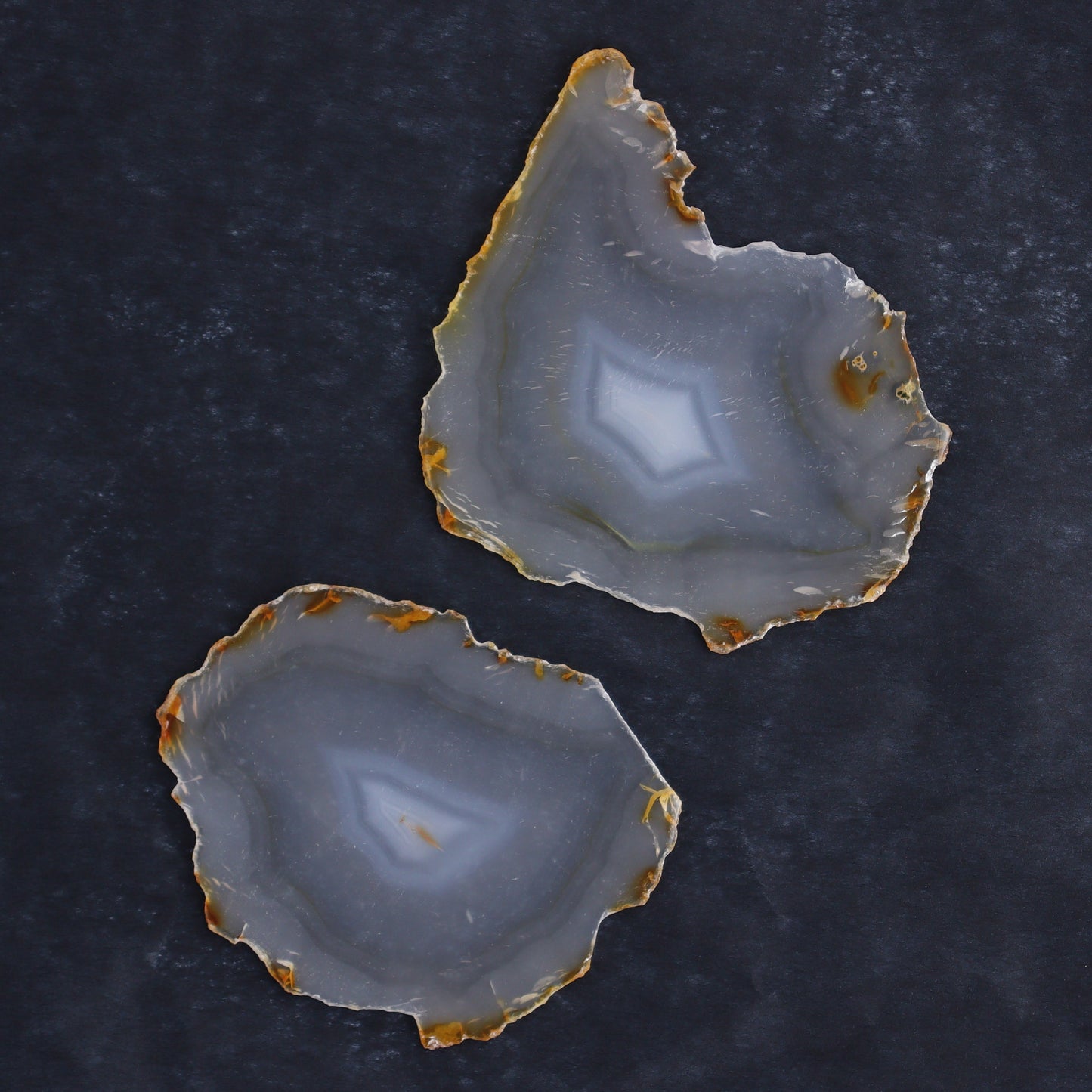 Iris Agate Slices Set of 6 - Expert Wholesale and Supplier of Wholesale Crystals & Bulk Gemstones, ["Agate","Iris Agate","Slices and Slabs"]