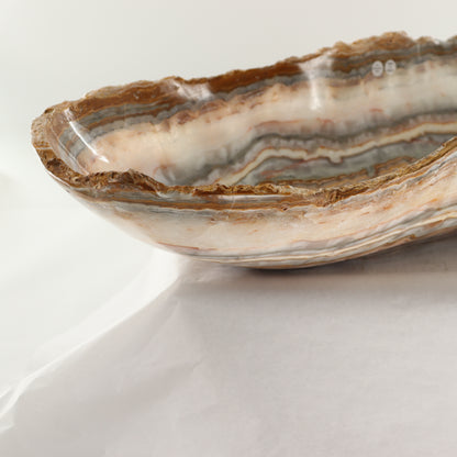 Onyx Canoe Bowl - Expert Wholesale and Supplier of Wholesale Crystals & Bulk Gemstones, ["Bowls","canoe","Mexico","onyx"]