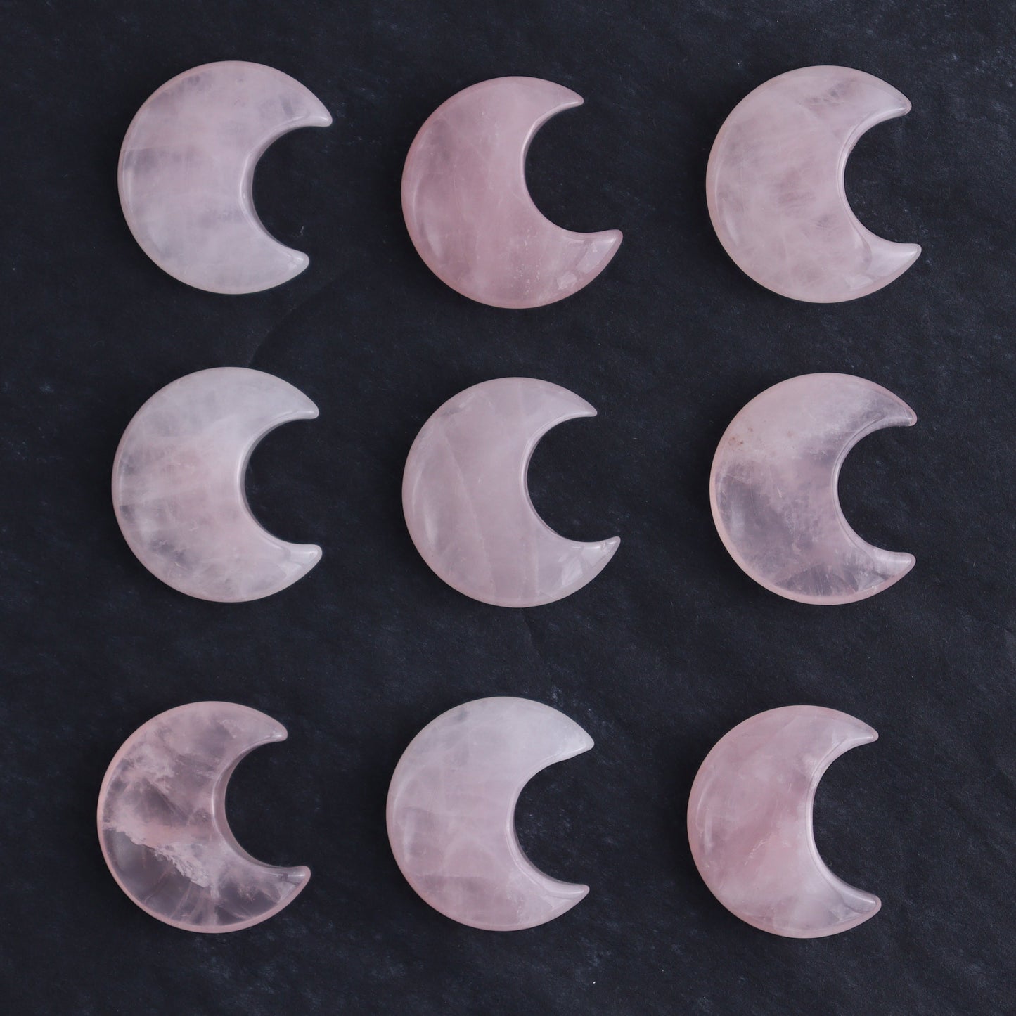 One Rose Quartz Moon - Expert Wholesale and Supplier of Wholesale Crystals & Bulk Gemstones, ["moons","Rose Quartz"]