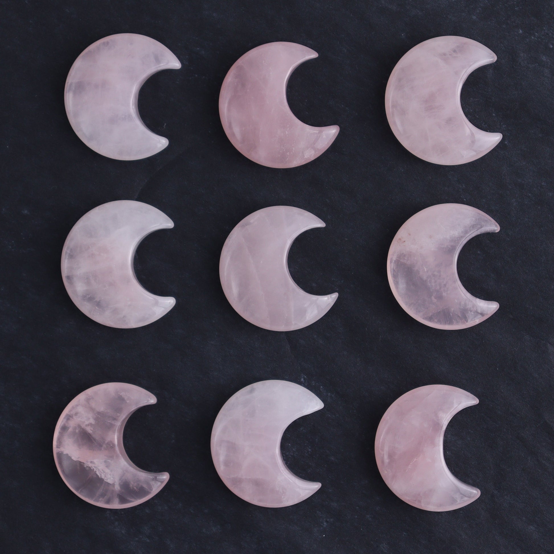 One Rose Quartz Moon - Expert Wholesale and Supplier of Wholesale Crystals & Bulk Gemstones, ["moons","Rose Quartz"]