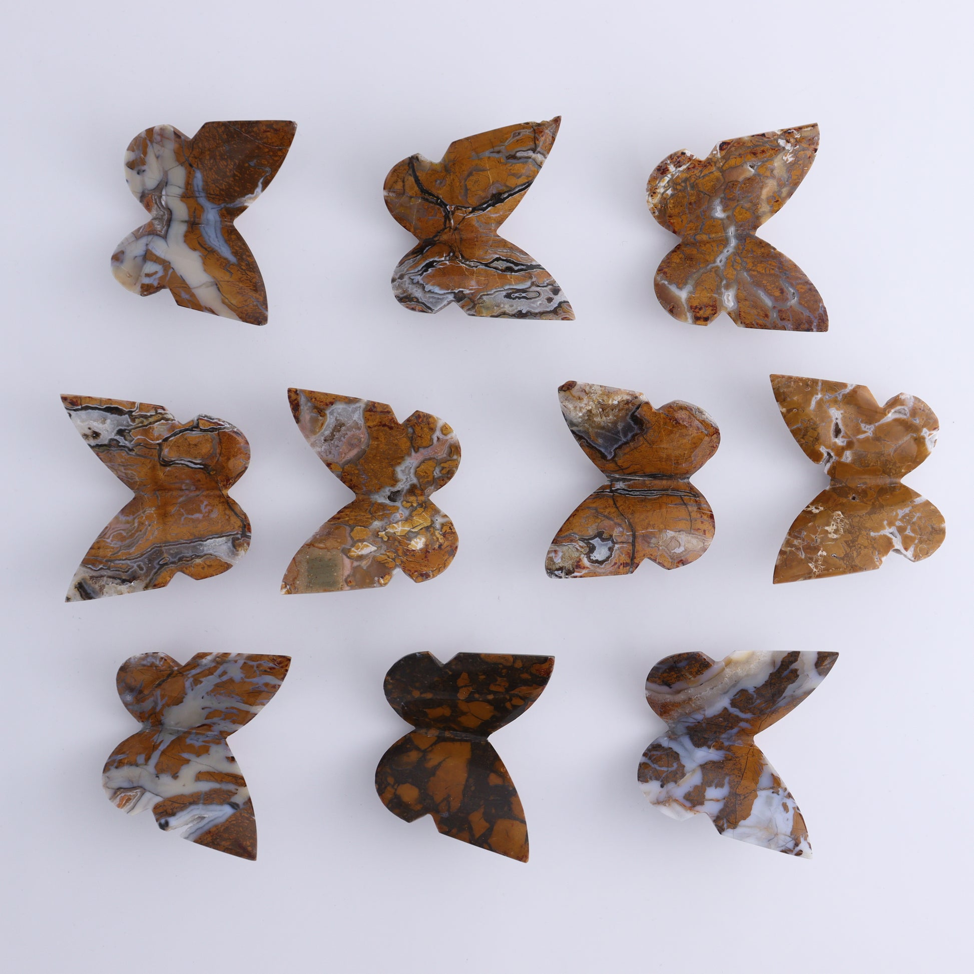 One Brecciated Jasper Butterfly - Expert Wholesale and Supplier of Wholesale Crystals & Bulk Gemstones, ["Brecciated Jasper","Butterflies","Butterfly","jasper"]