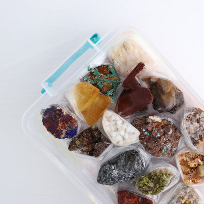 Mixed Minerals Flat from Morocco