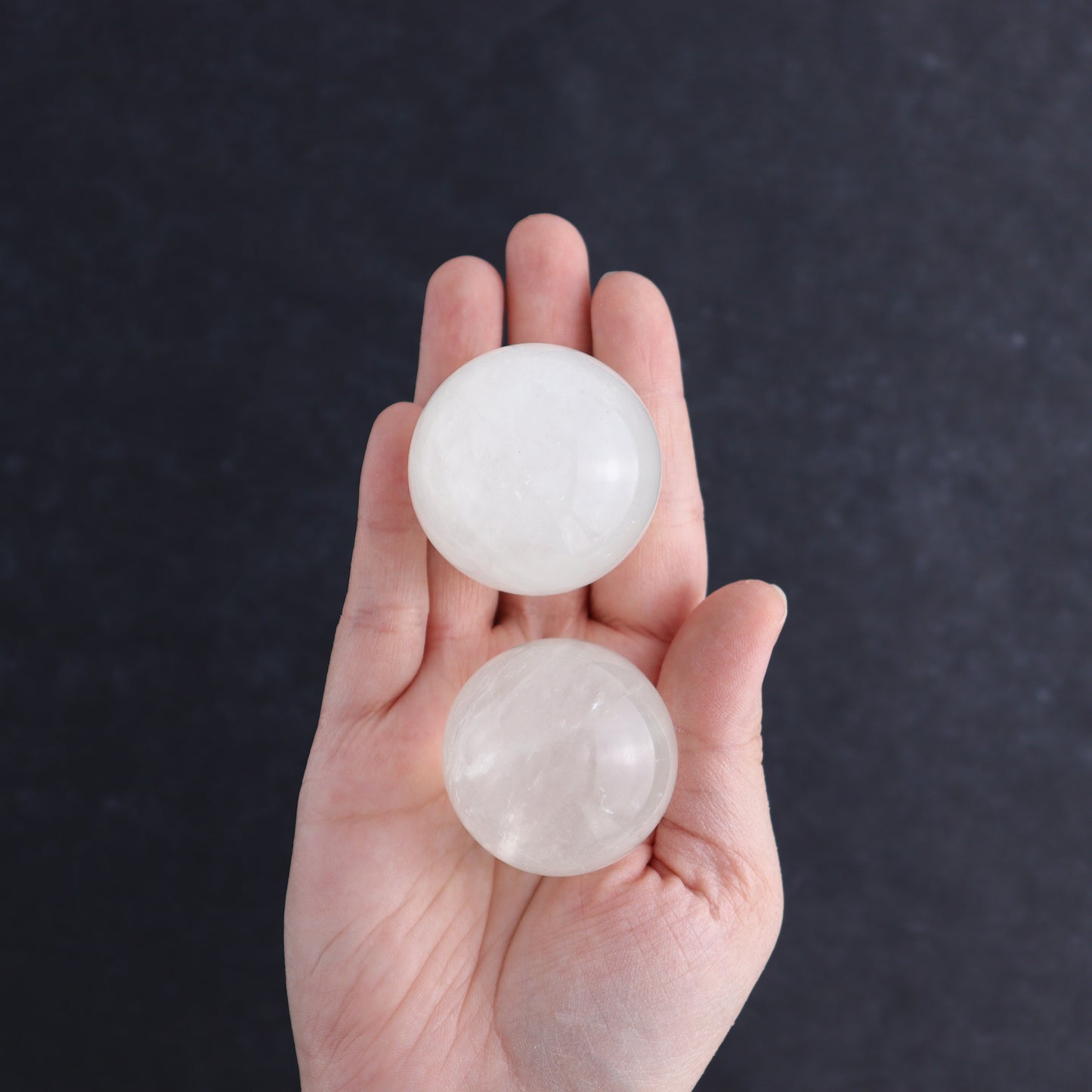 Optical Calcite Spheres Set of 12 - Expert Wholesale and Supplier of Wholesale Crystals & Bulk Gemstones, ["Calcite","Mexico","Optical Calcite","Spheres"]