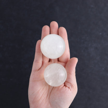 Optical Calcite Spheres Set of 12 - Expert Wholesale and Supplier of Wholesale Crystals & Bulk Gemstones, ["Calcite","Mexico","Optical Calcite","Spheres"]