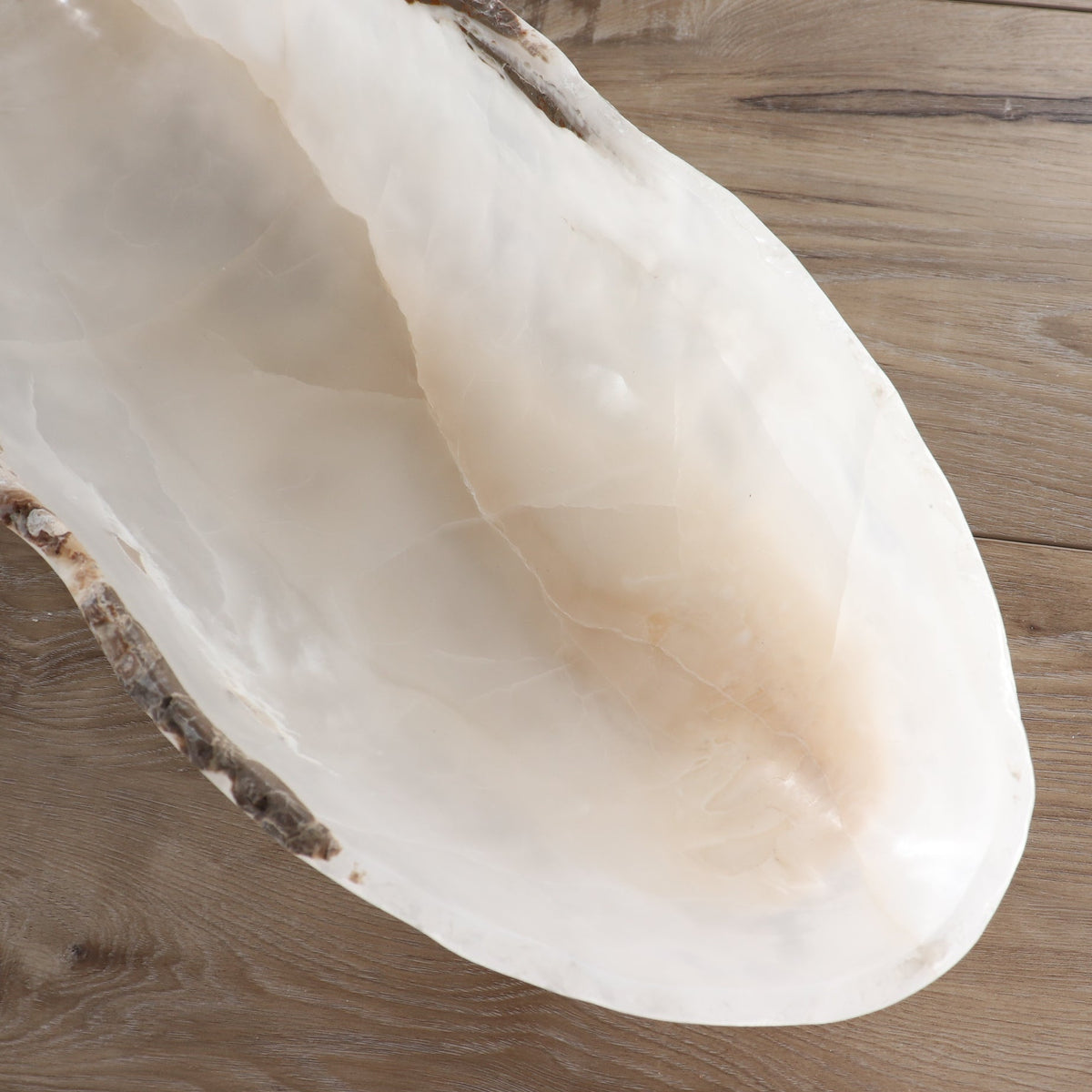Mexican Onyx/Calcite Canoe Bowl 36"