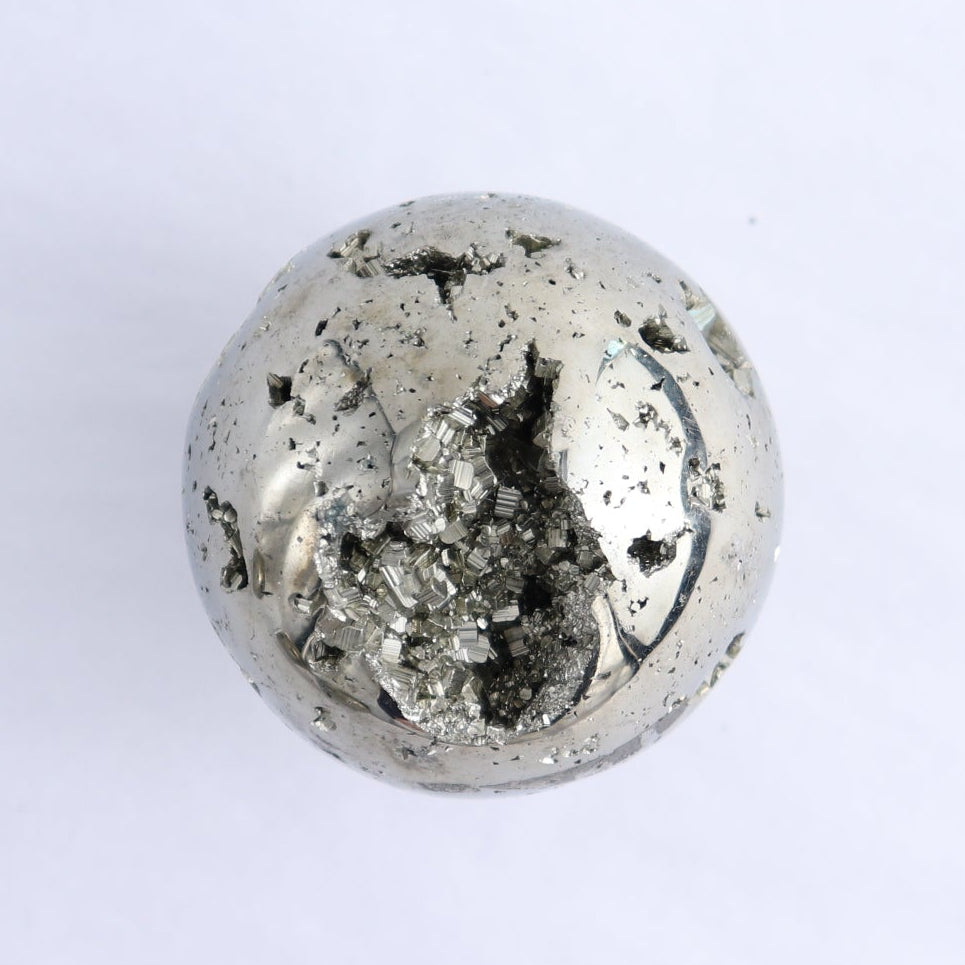 Pyrite Spheres Set of 4