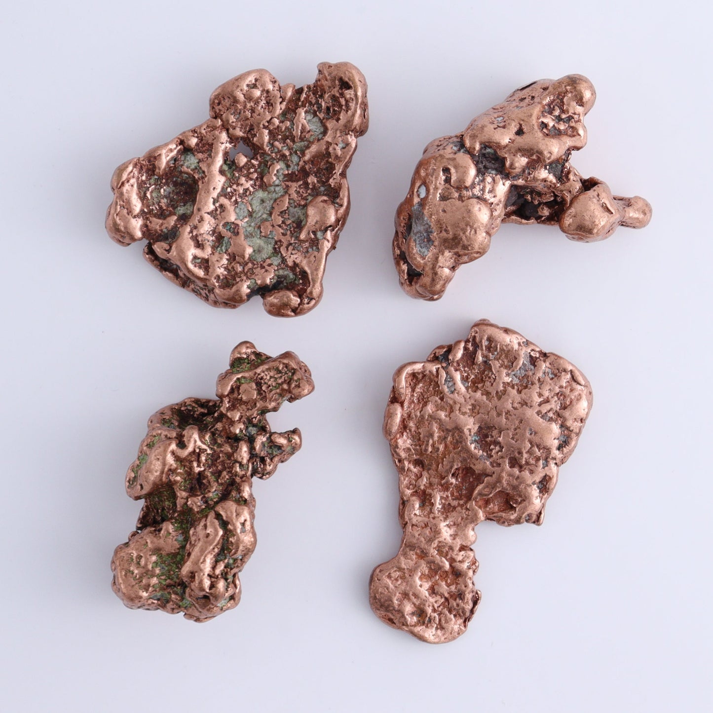 Copper Nuggets Flat of 12 - Expert Wholesale and Supplier of Wholesale Crystals & Bulk Gemstones, ["copper","Copper Nuggets","Freeforms","United States"]