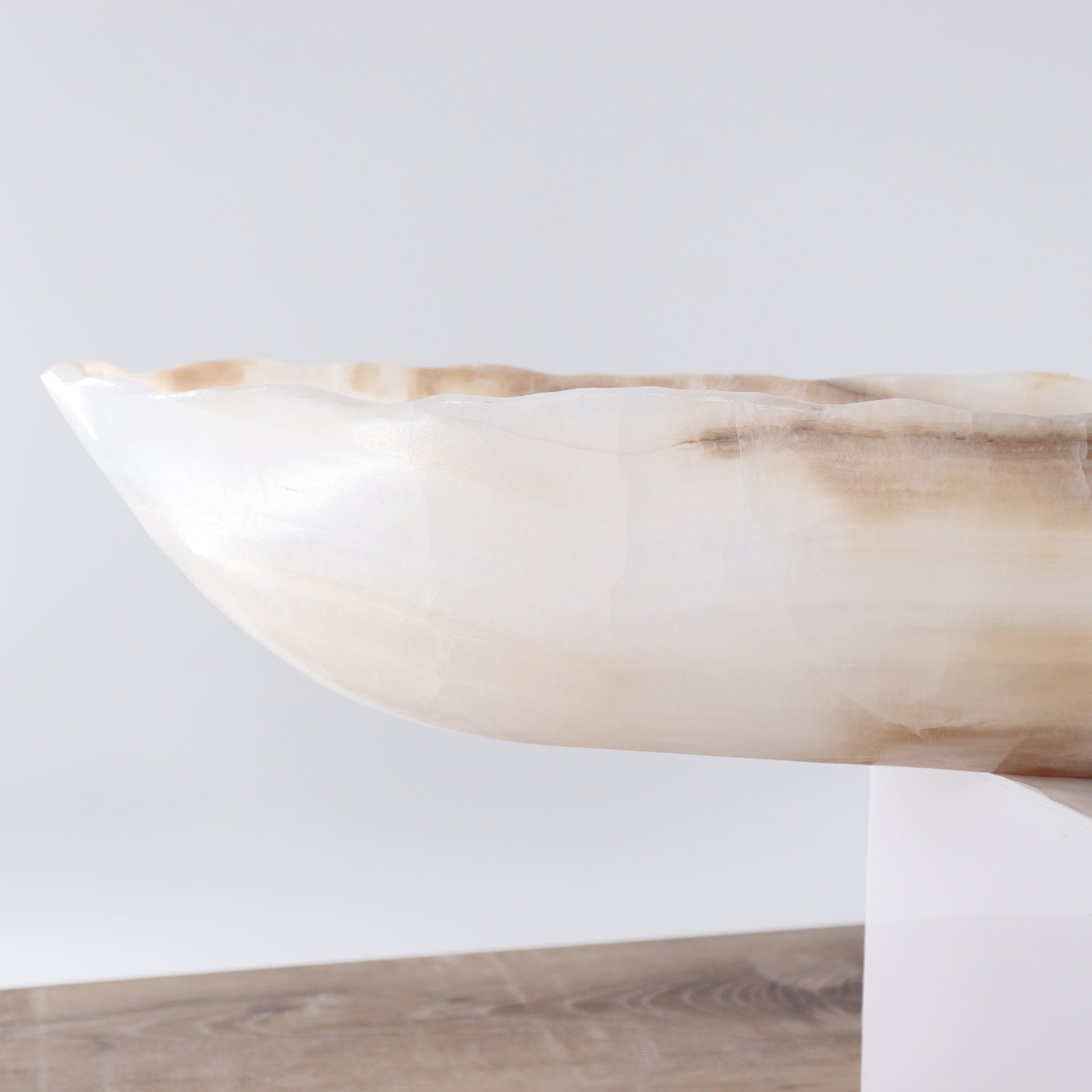 Mexican Onyx/Calcite Canoe Bowl - Expert Wholesale and Supplier of Wholesale Crystals & Bulk Gemstones, ["Bowls","Calcite","canoe","Mexico","onyx"]