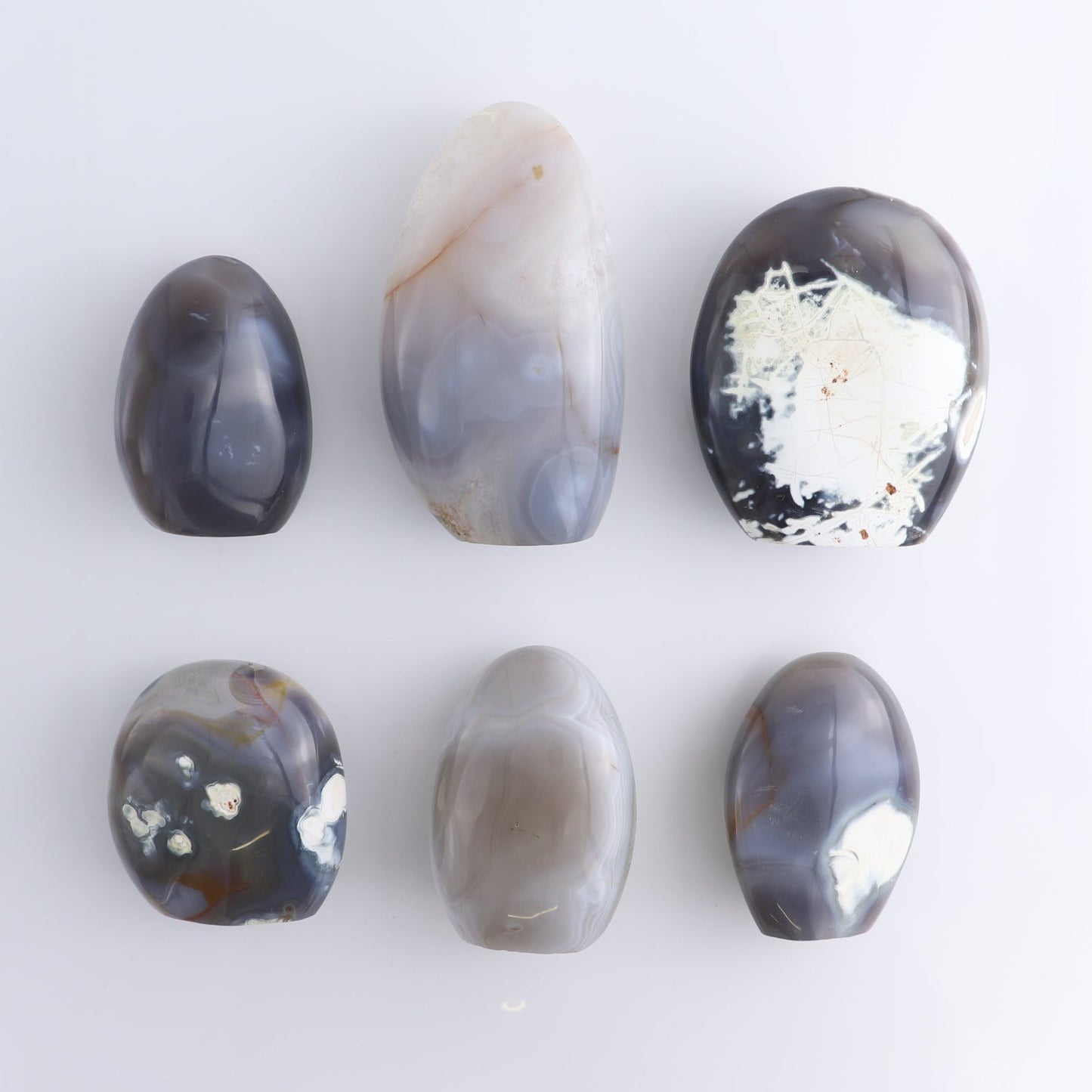 Agate Freeform Set of 6