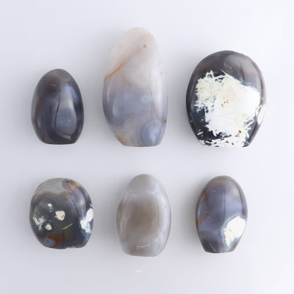 Agate Freeform Set of 6