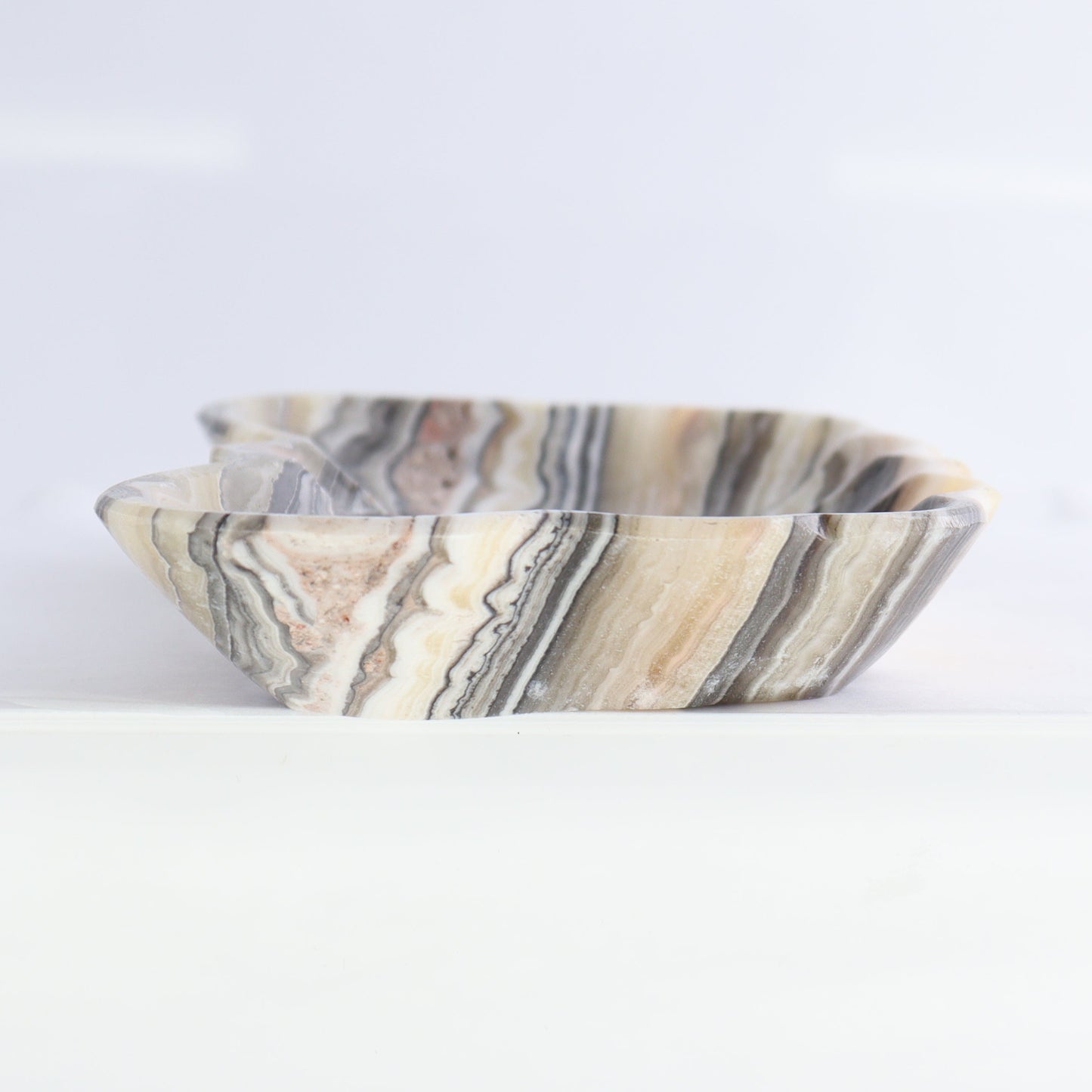Zebra Onyx Butterfly Bowls Set of 6 - Expert Wholesale and Supplier of Wholesale Crystals & Bulk Gemstones, ["Bowls","Mexico","onyx"]