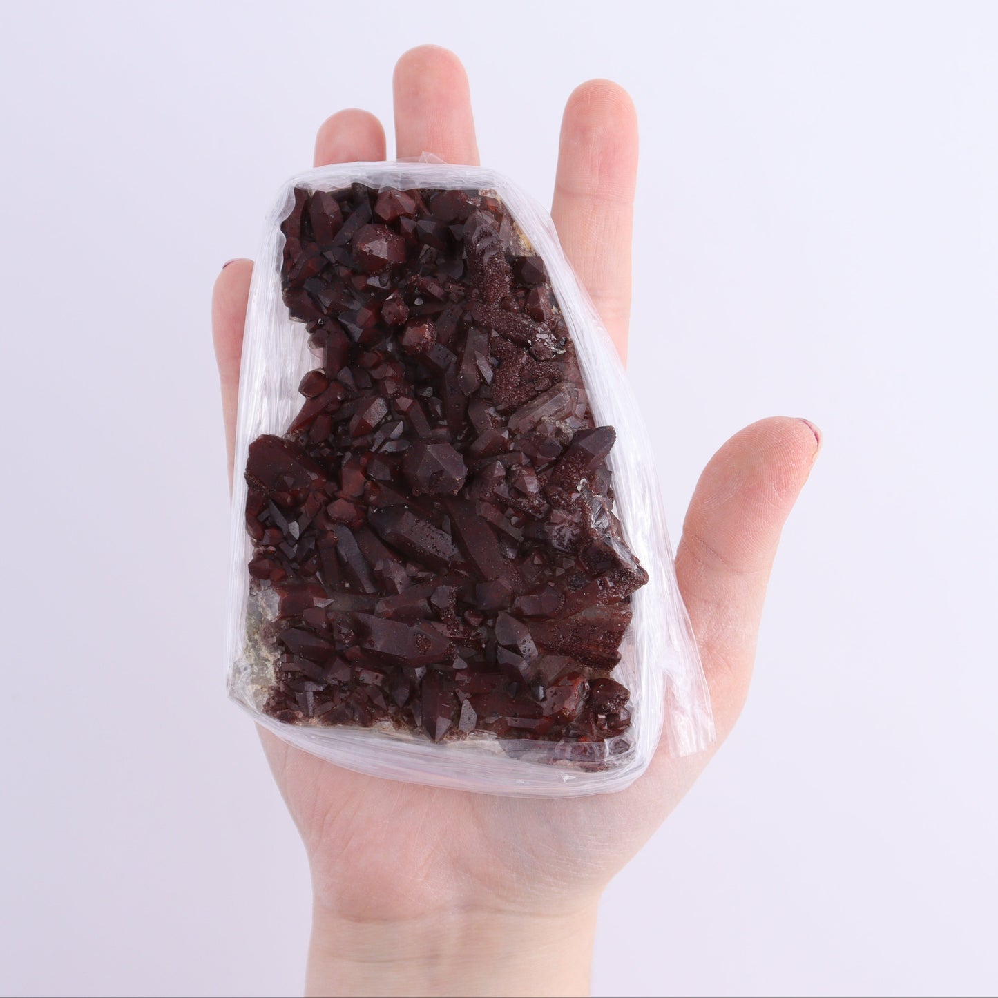 Quartz Hematite Inclusions Flat from Morocco - Expert Wholesale and Supplier of Wholesale Crystals & Bulk Gemstones, ["Flats","Hematite","Morocco","Quartz","Quartz Hematite"]
