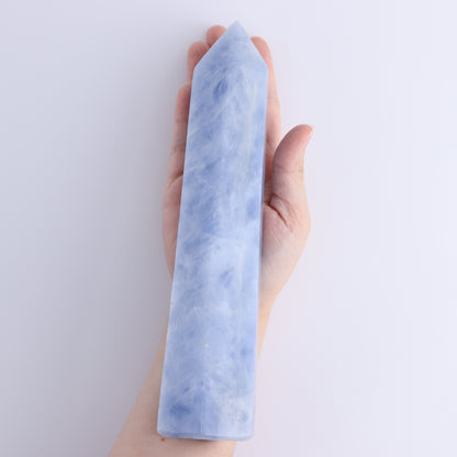 Blue Calcite Towers Set of 3 - Expert Wholesale and Supplier of Wholesale Crystals & Bulk Gemstones, ["Blue Calcite","Calcite","Towers"]