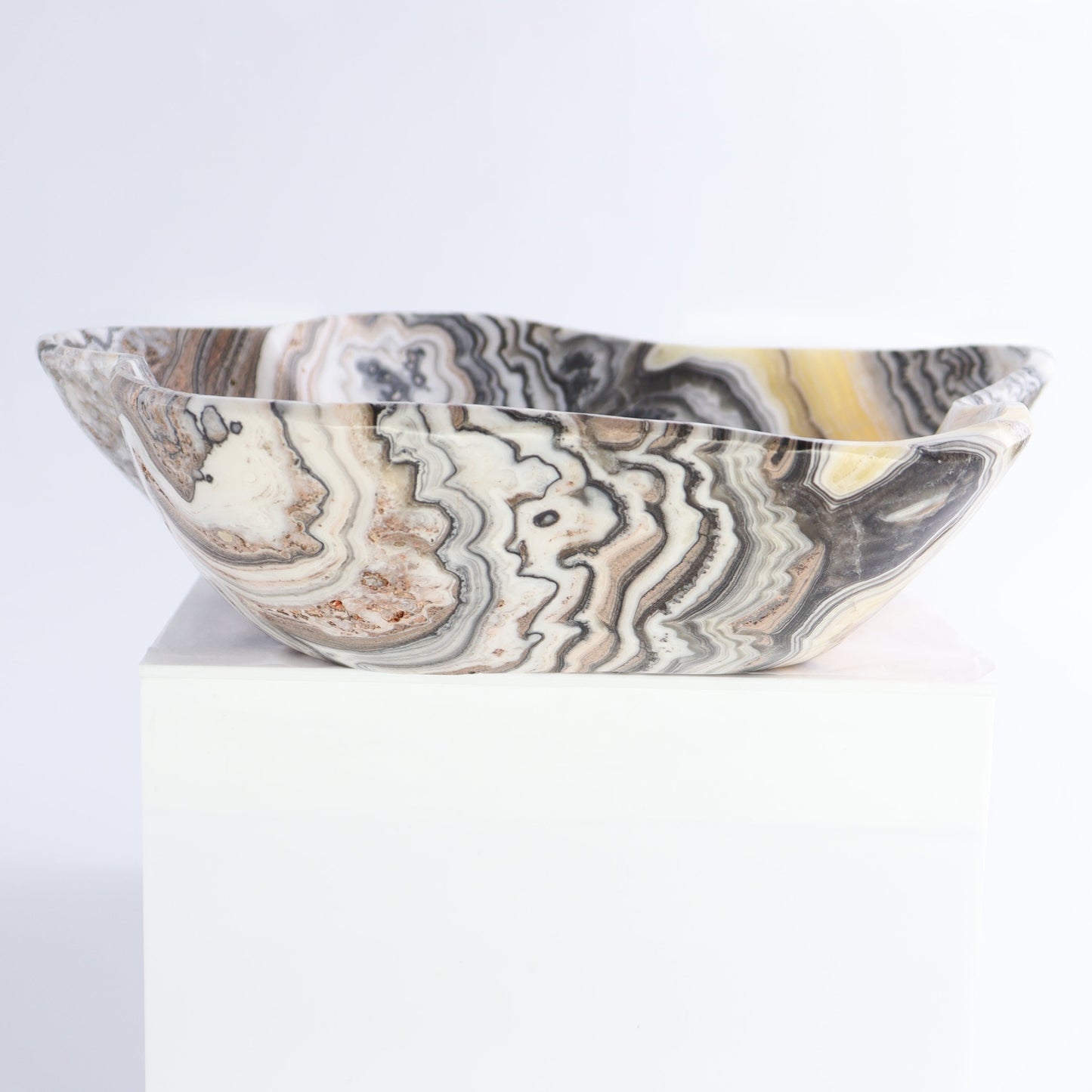 Zebra Onyx Bowl - Expert Wholesale and Supplier of Wholesale Crystals & Bulk Gemstones, ["Bowls","Mexico","onyx"]