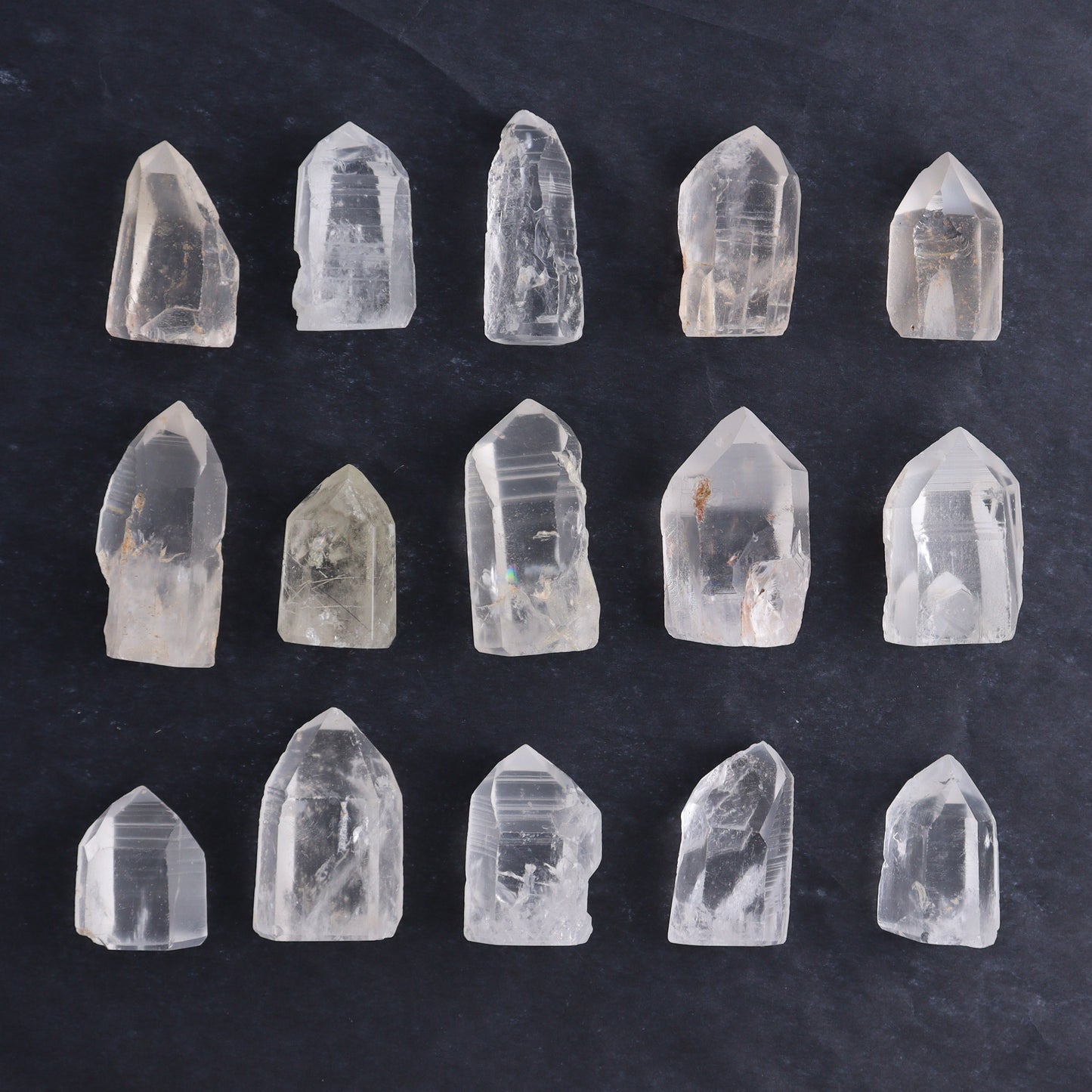 Lemurian Cut Bases Set of 15 - Expert Wholesale and Supplier of Wholesale Crystals & Bulk Gemstones, ["Brazil","Cut Base","Lemurian"]