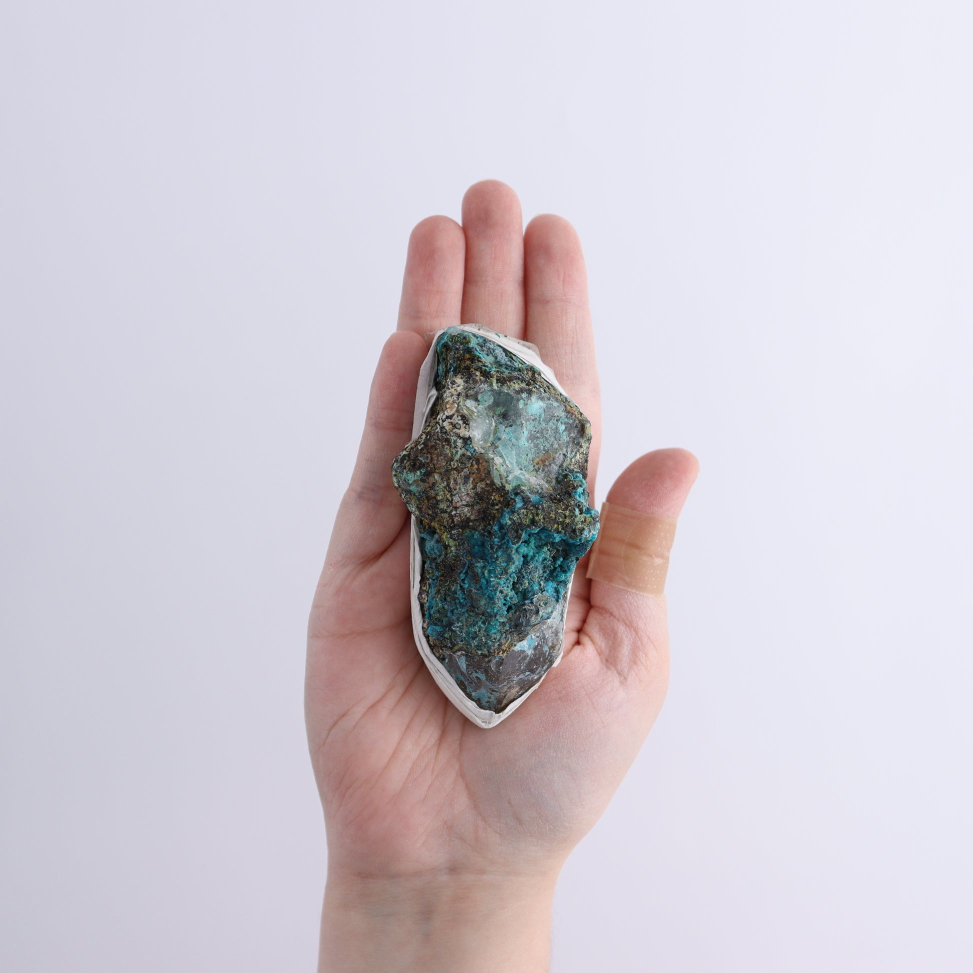 Chrysocolla with Quartz Roughs Flat - Expert Wholesale and Supplier of Wholesale Crystals & Bulk Gemstones, ["Chrysocolla","Flats","Freeforms","Peru","Rough"]