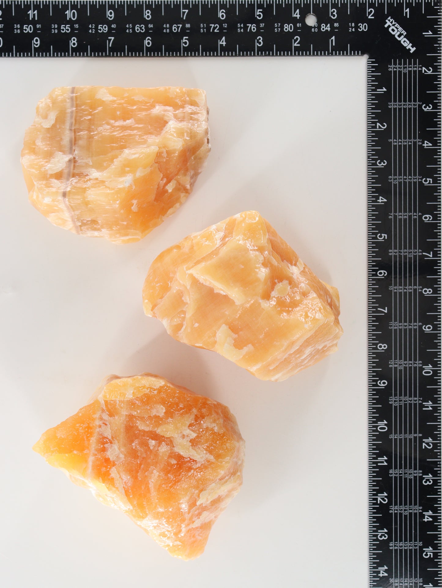 Rough Orange Calcite Set of 4 - Expert Supplier of Wholesale Crystals & Bulk Gemstones