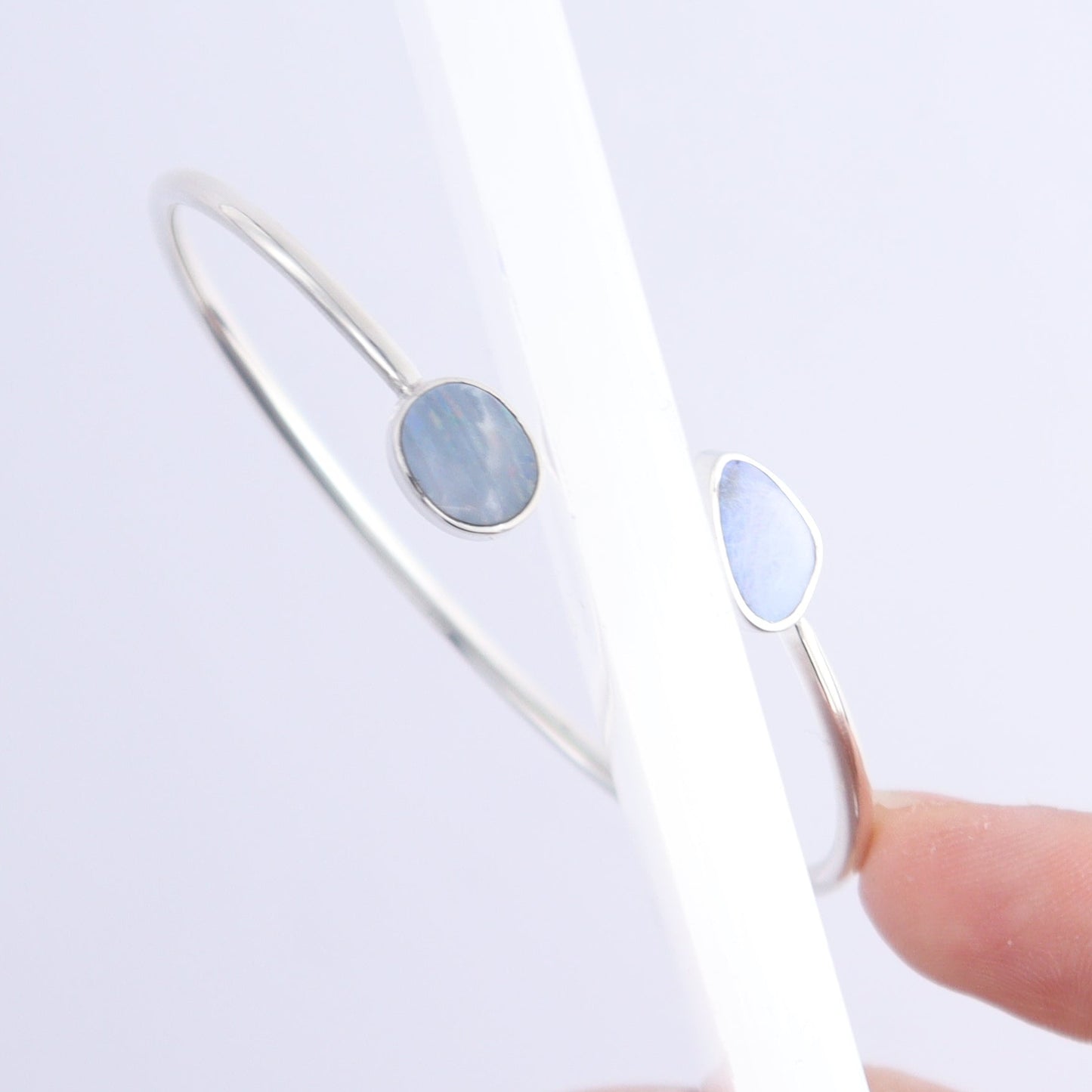 One Australian Opal Sterling Silver Bracelet - Expert Wholesale and Supplier of Wholesale Crystals & Bulk Gemstones, ["Australian Opal","Bracelet","bracelets","Opal"]