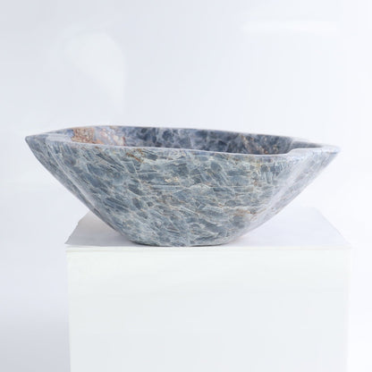 Blue Calcite Bowl 9"