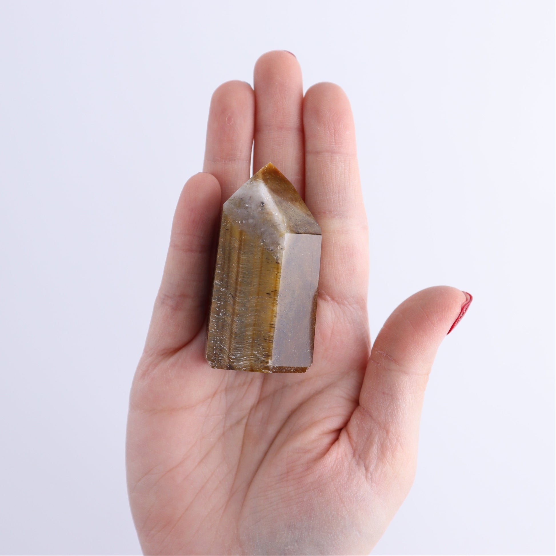 Tiger Eye Towers Set of 15 - Expert Wholesale and Supplier of Wholesale Crystals & Bulk Gemstones, ["Brazil","close_70","Tiger Eye","Towers"]