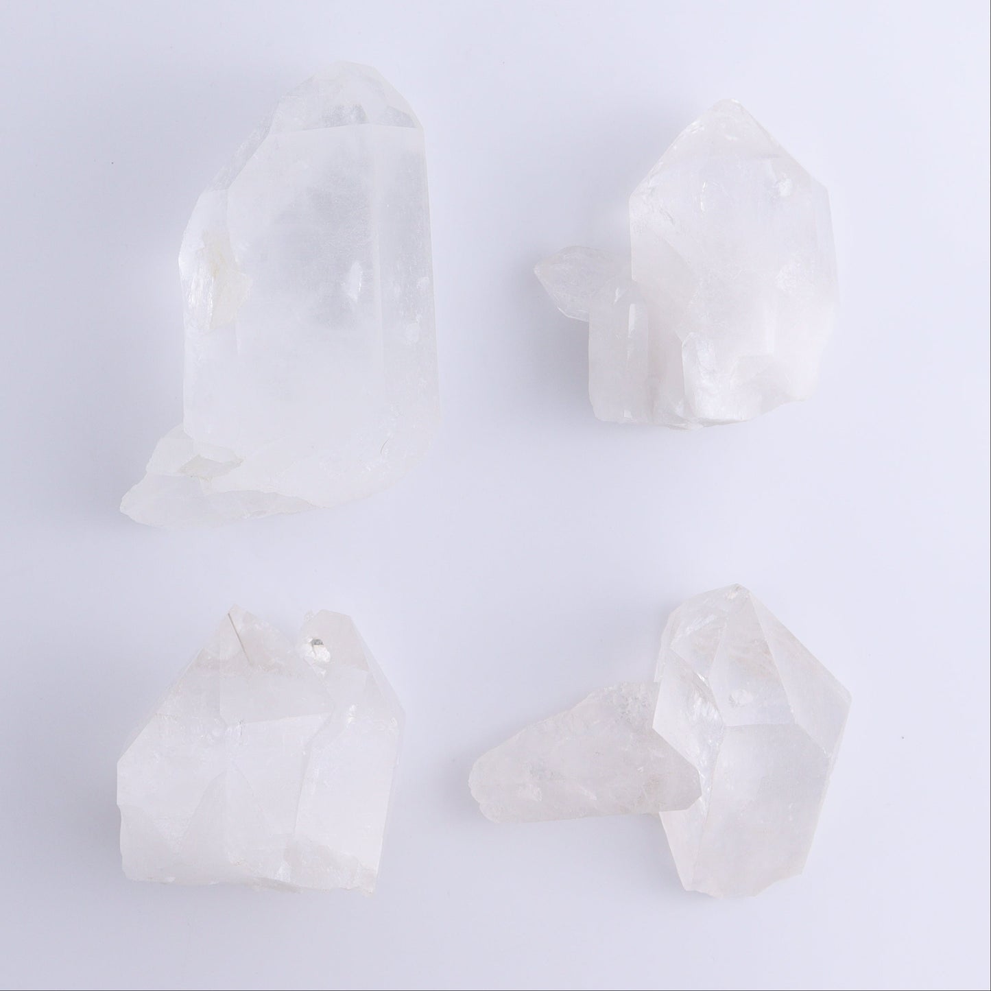 Quartz Clusters Set of 4 - Expert Wholesale and Supplier of Wholesale Crystals & Bulk Gemstones, ["Clusters","Freeform","Freeforms","Quartz"]