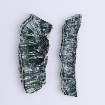 Seraphinite Slices Set of 6 - Expert Wholesale and Supplier of Wholesale Crystals & Bulk Gemstones, ["Seraphinite","Slices and Slabs"]