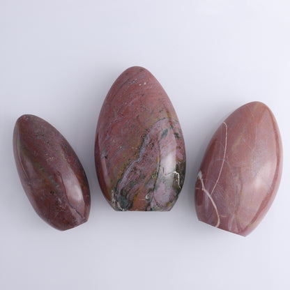 Ocean Jaspers Freeform Set of 3 - Expert Wholesale and Supplier of Wholesale Crystals & Bulk Gemstones, ["Freeforms","Madagascar","Ocean Jasper"]