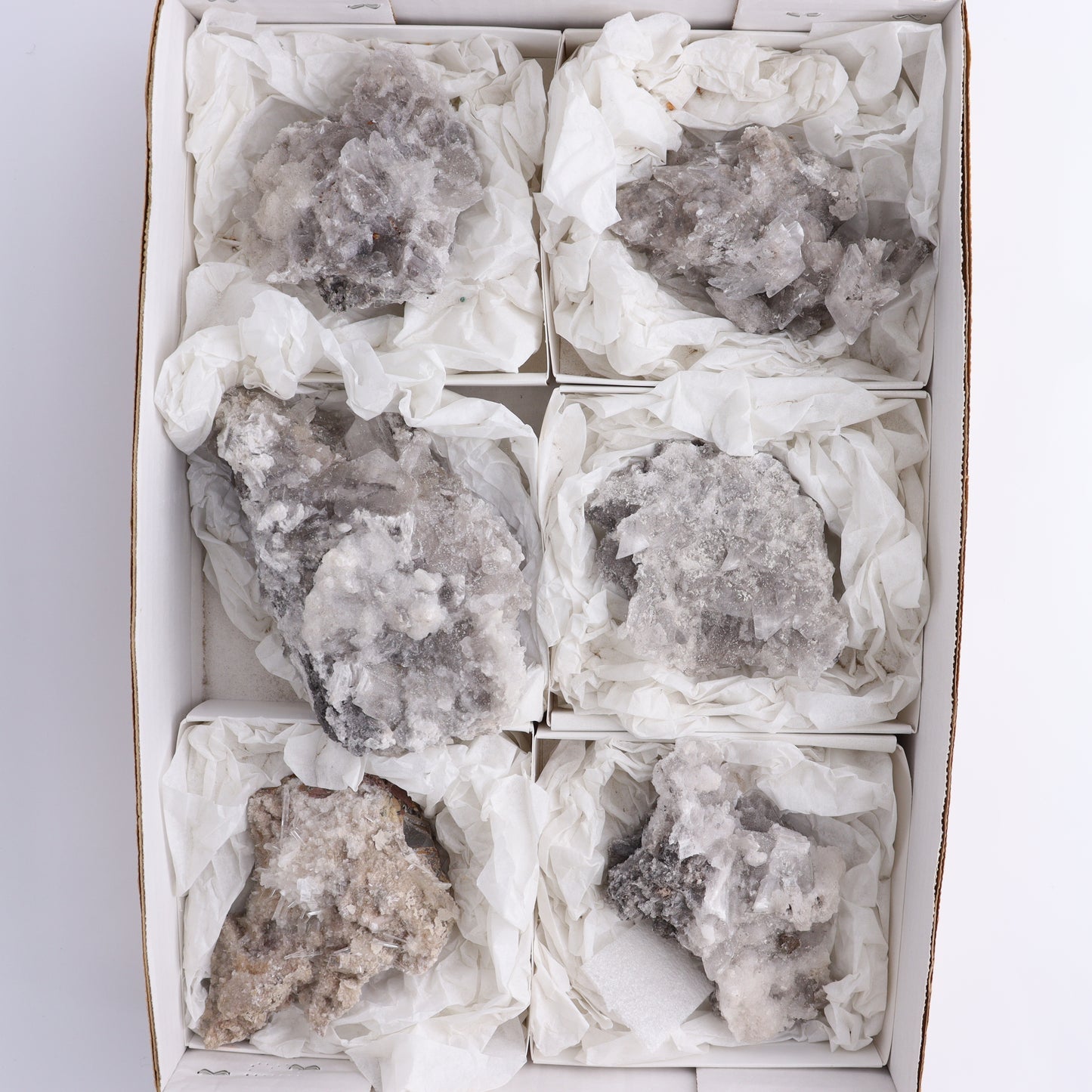 Selenite Clusters from Mexico Set of 6 - Expert Wholesale and Supplier of Wholesale Crystals & Bulk Gemstones, ["close_70","Clusters","Mexico","selenite"]