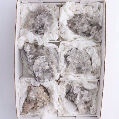 Selenite Clusters from Mexico Set of 6 - Expert Wholesale and Supplier of Wholesale Crystals & Bulk Gemstones, ["close_70","Clusters","Mexico","selenite"]