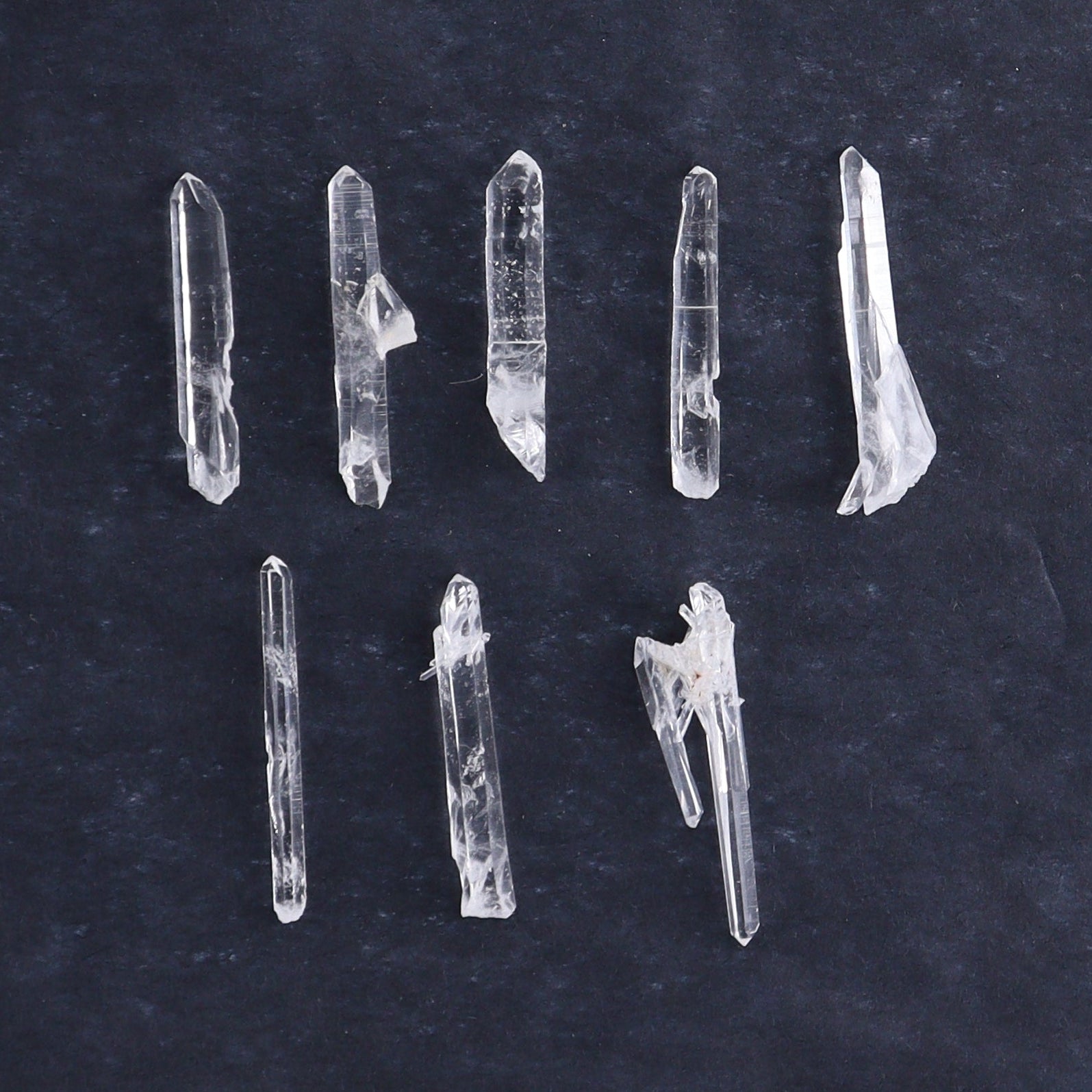Columbian Lemurian Points Set of 32 - Expert Wholesale and Supplier of Wholesale Crystals & Bulk Gemstones, ["Lemurian","Points"]