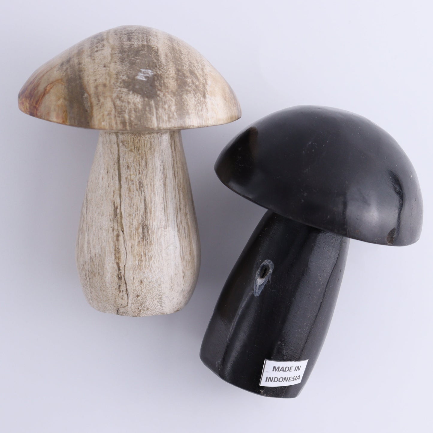 Petrified Wood Mushrooms Set of 4 - Expert Wholesale and Supplier of Wholesale Crystals & Bulk Gemstones, ["Indonesia","Mushrooms","Petrified Wood"]