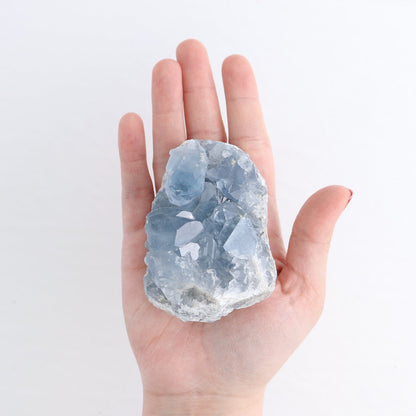 Celestite Clusters Set of 2