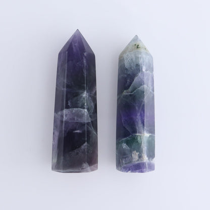 Lavender Fluorite Towers Set of 10