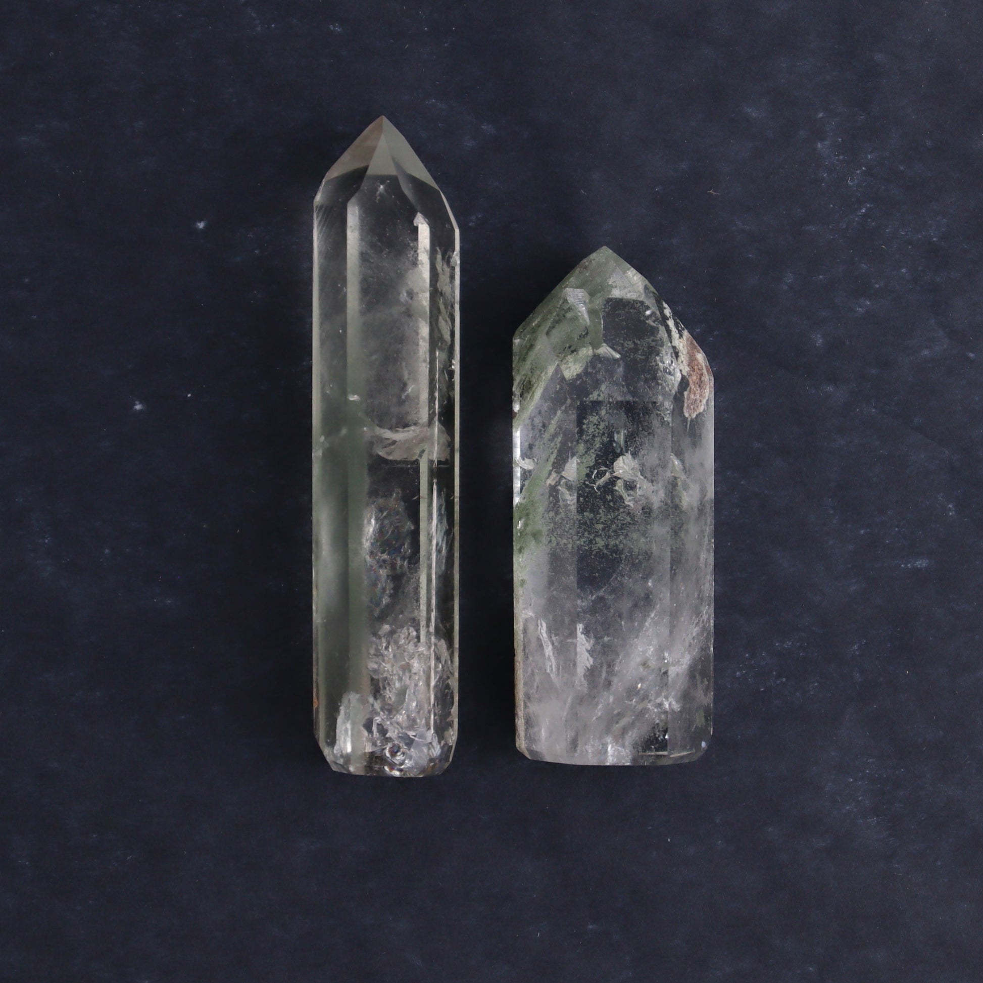 Garden Quartz Towers Set of 6 - Expert Wholesale and Supplier of Wholesale Crystals & Bulk Gemstones, ["Brazil","Garden Quartz","Quartz","Towers"]