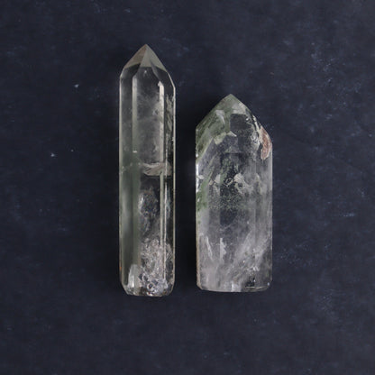 Garden Quartz Towers Set of 6 - Expert Wholesale and Supplier of Wholesale Crystals & Bulk Gemstones, ["Brazil","Garden Quartz","Quartz","Towers"]