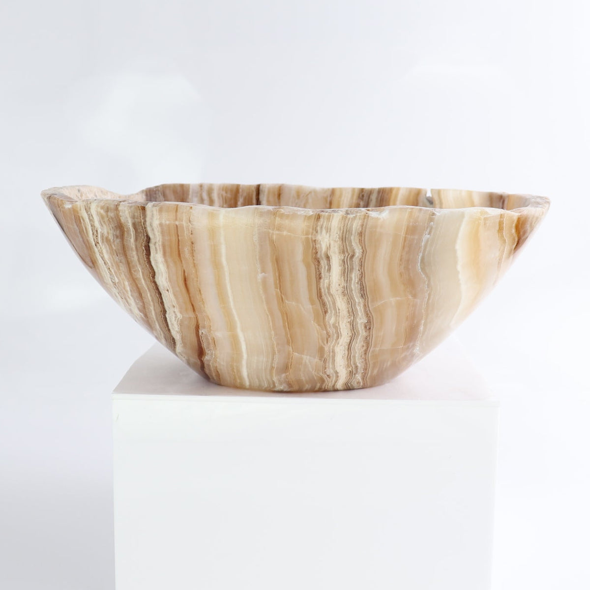 Mexican Onyx/Calcite Bowl 10"