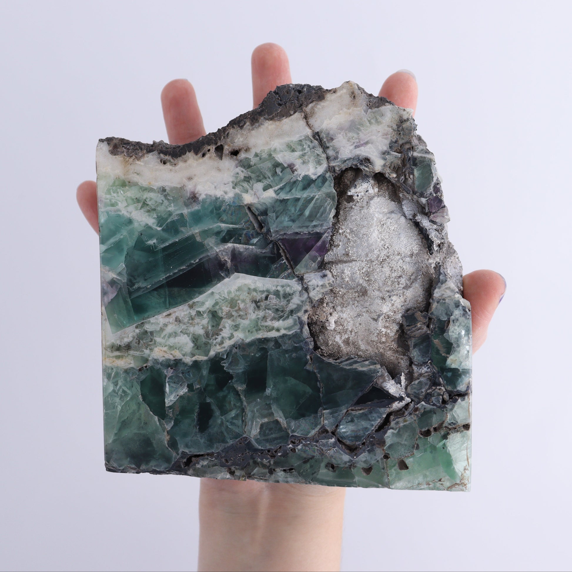 Fluorite Face Polished Set of 2 - Expert Wholesale and Supplier of Wholesale Crystals & Bulk Gemstones, ["Face Polished","Fluorite","Mexico"]