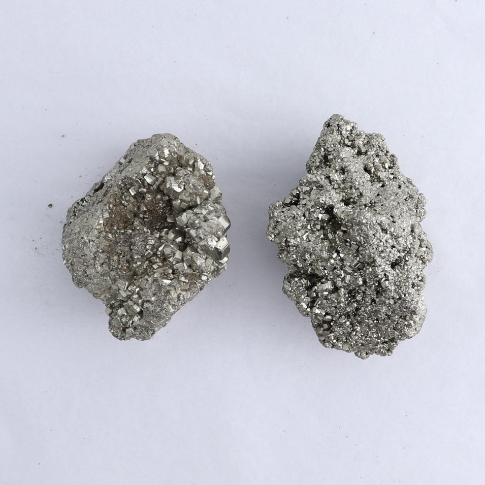 Pyrite Clusters Set of 6