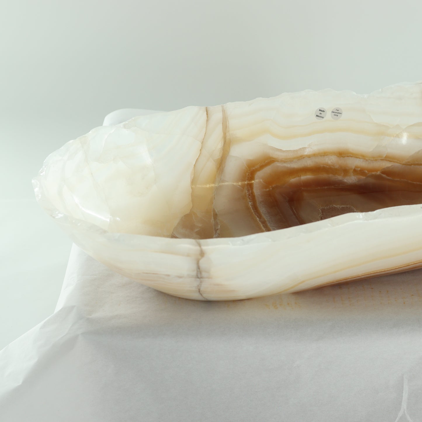 Onyx Canoe Bowl - Expert Wholesale and Supplier of Wholesale Crystals & Bulk Gemstones, ["Bowls","canoe","close_30","Mexico","onyx"]