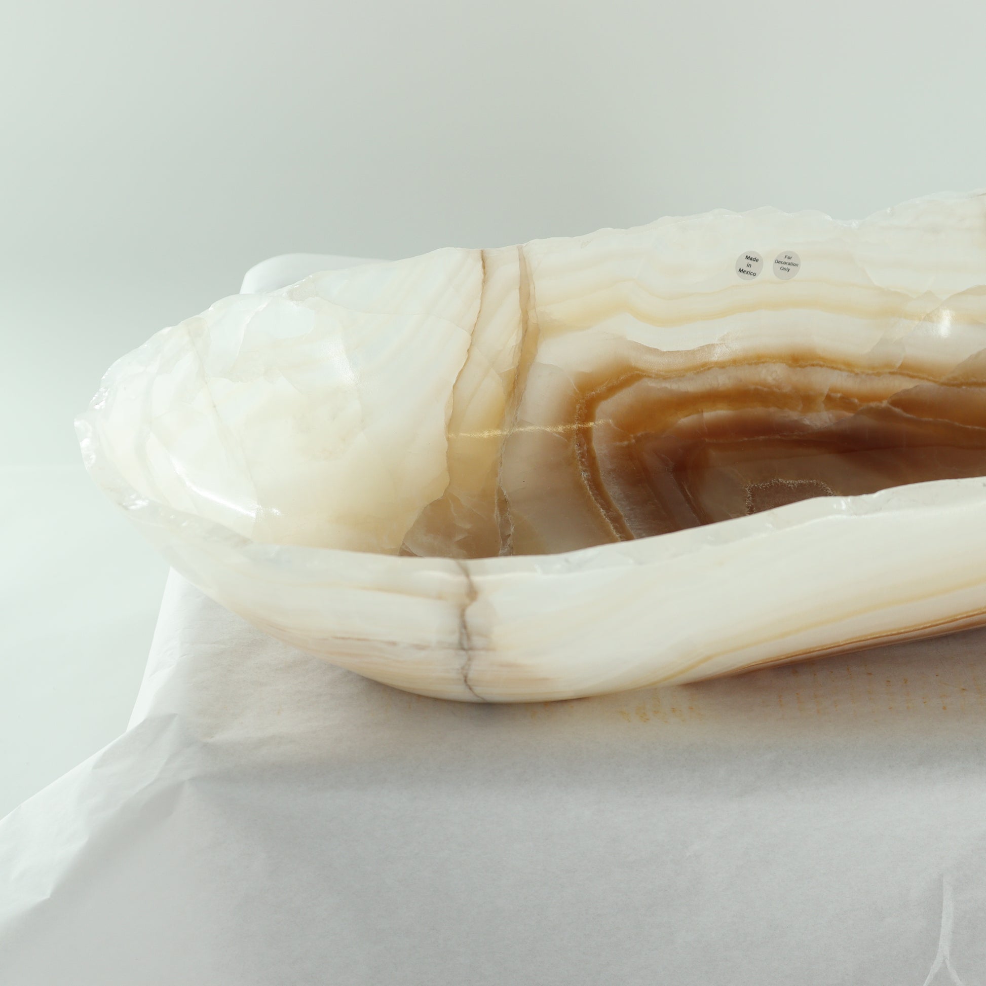 Onyx Canoe Bowl - Expert Wholesale and Supplier of Wholesale Crystals & Bulk Gemstones, ["Bowls","canoe","close_30","Mexico","onyx"]