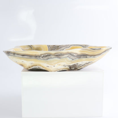 Mexican Onyx/Calcite Bowl 9"