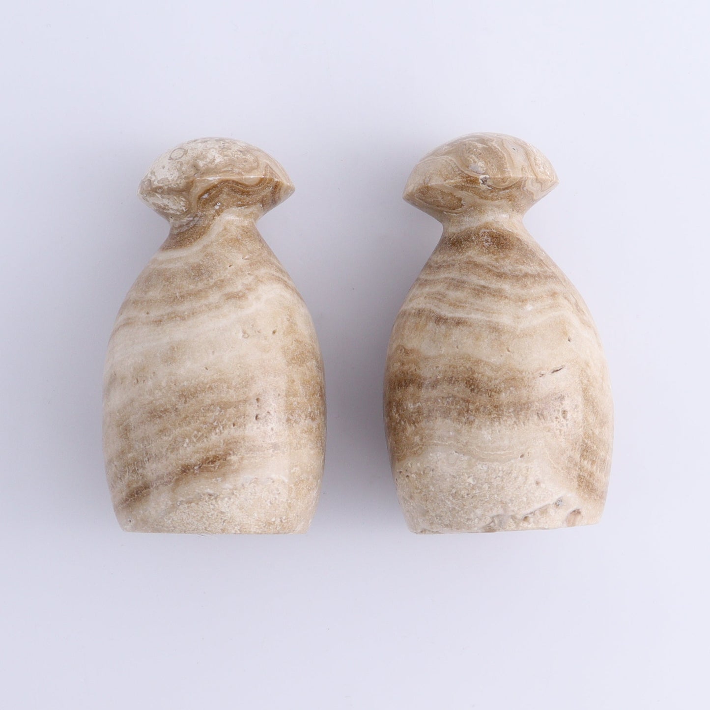 Mexican Onyx/Calcite Mushrooms Set of 6 - Expert Wholesale and Supplier of Wholesale Crystals & Bulk Gemstones, ["Calcite","Mexico","Mushrooms","onyx"]