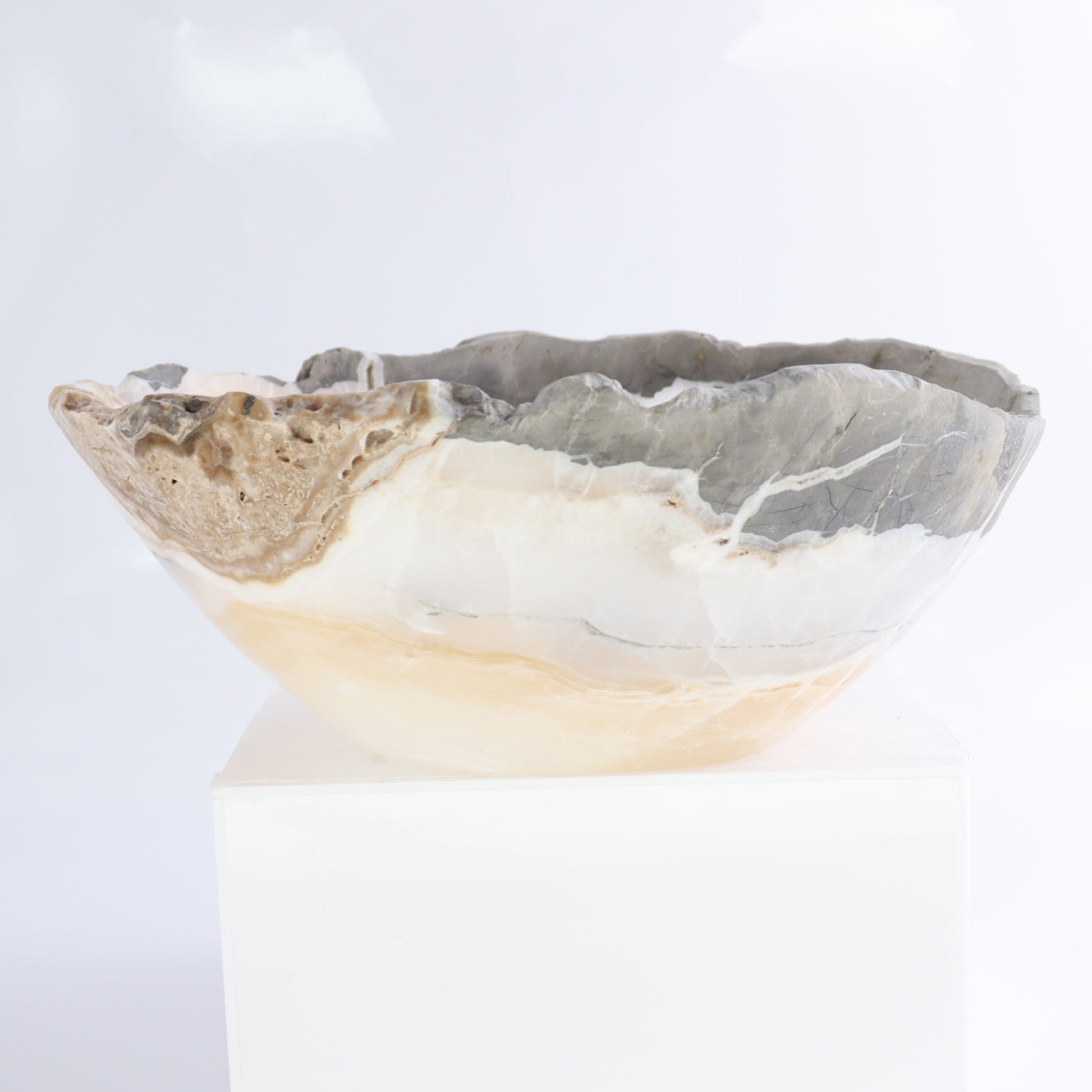 Mexican Onyx/Calcite Bowl - Expert Wholesale and Supplier of Wholesale Crystals & Bulk Gemstones, ["Bowls","Calcite","Mexico","onyx"]