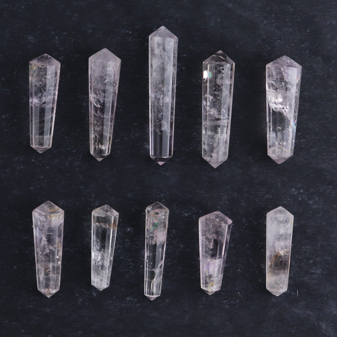 Powellite Amethyst UV Reactive Double Point Set of 10