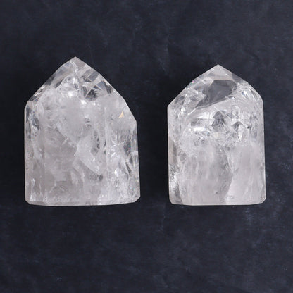 Crackled Quartz Towers Set of 6 - Expert Wholesale and Supplier of Wholesale Crystals & Bulk Gemstones, ["Clear Quartz","Crackled","Points","Quartz","Towers"]