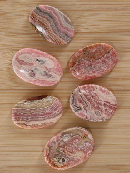 Rhodochrosite Worry Stones Set of 6 - Expert Wholesale and Supplier of Wholesale Crystals & Bulk Gemstones, []