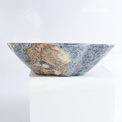 Blue Calcite Bowl 9"