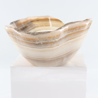 Mexican Onyx/Calcite Bowl 12"