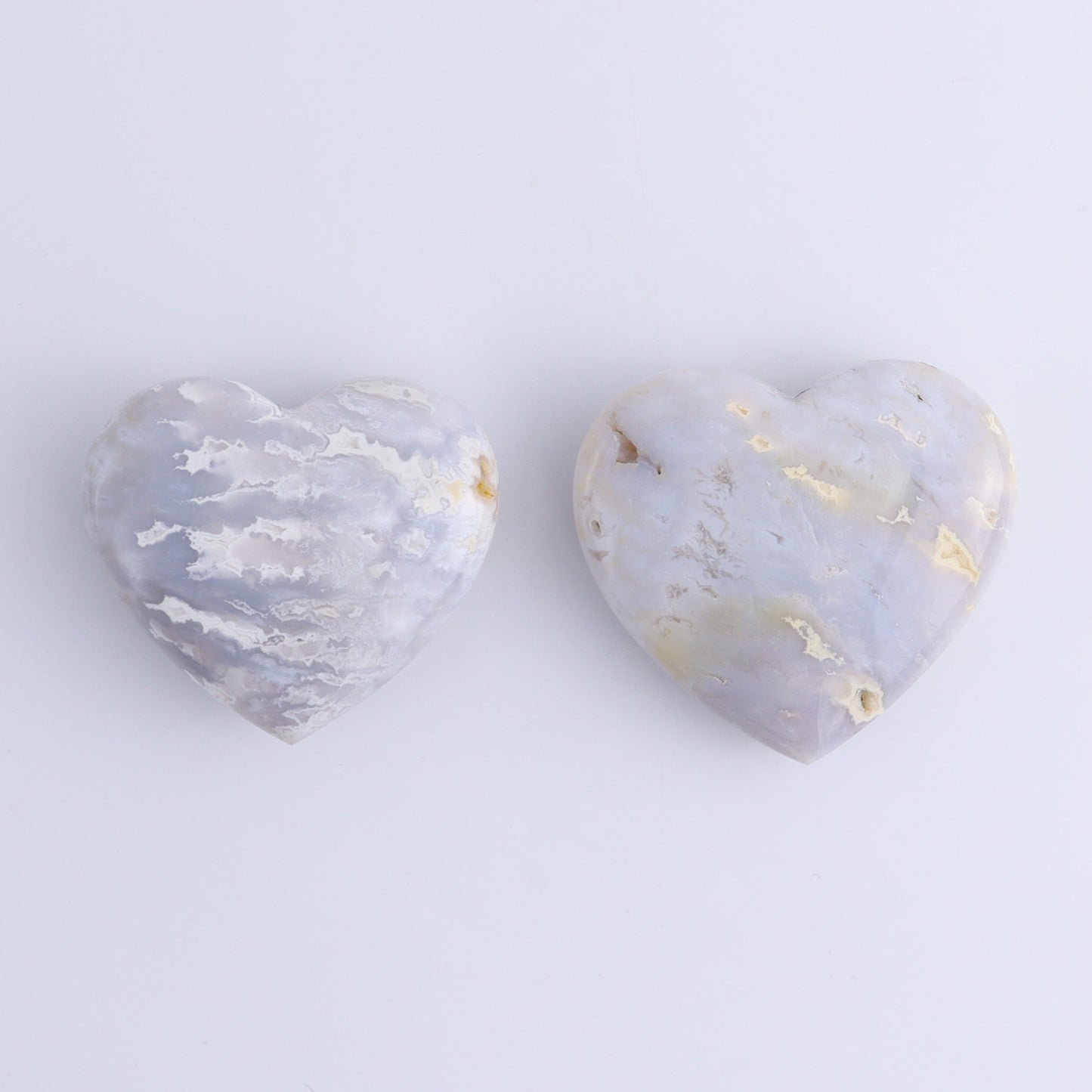 Agate Hearts Set of 6 - Expert Wholesale and Supplier of Wholesale Crystals & Bulk Gemstones, ["Agate","Hearts"]